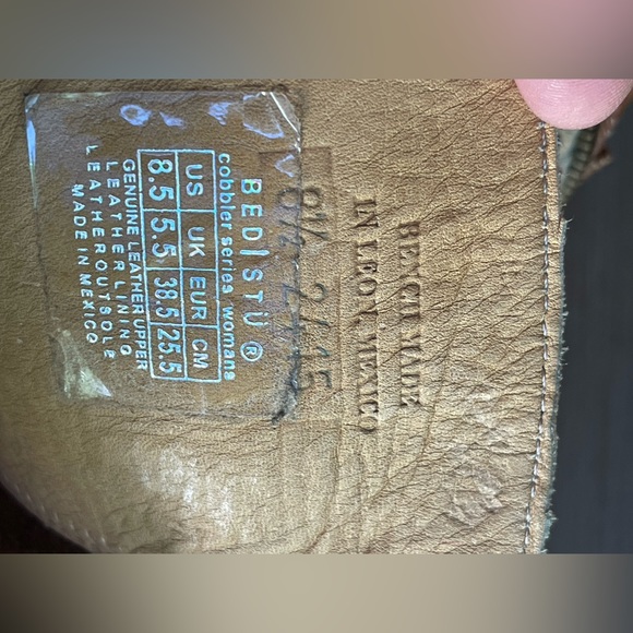 Bed Stu Cambridge Boots Tan Driftwood size 8.5 - Picture 8 of 15